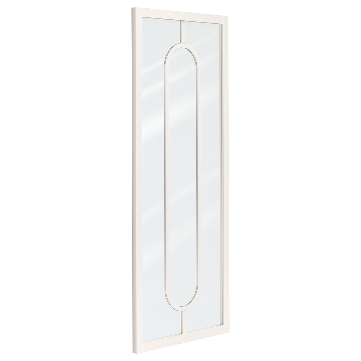 Binnendeur Skantrae SSL 14619 Blank Glas Wit Gelakt